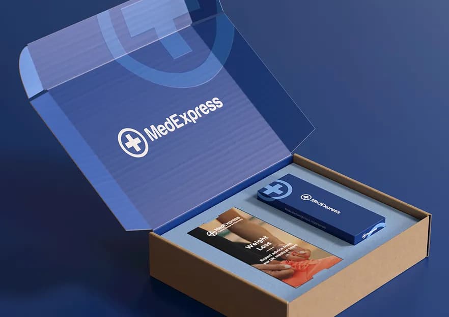 MedExpress weight loss shipping box