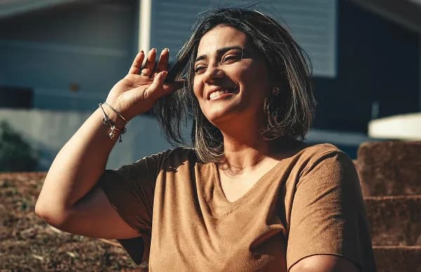 Smiling woman
