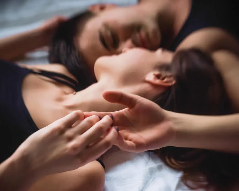 Couple in bed