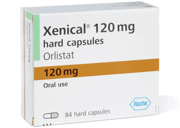 Xenical 120mg Capsules, hard