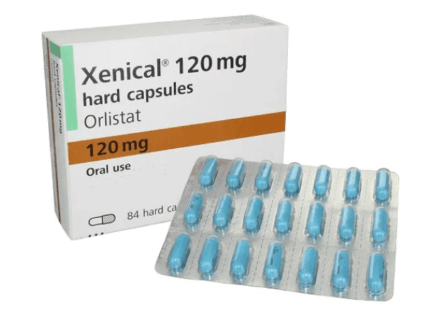 Xenical 120mg Capsules, hard