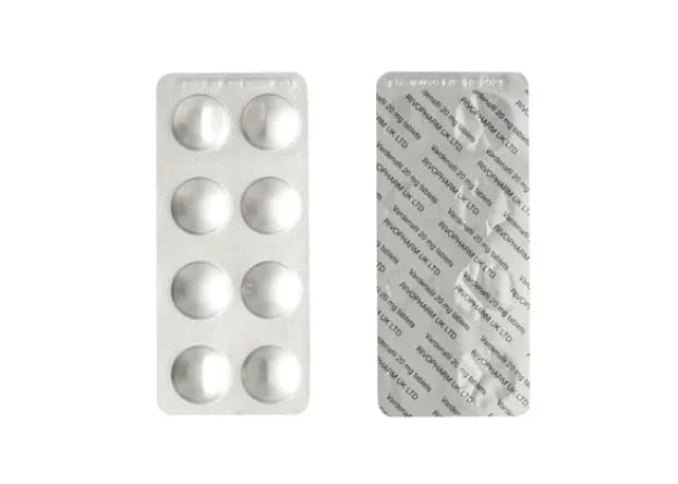 Vardenafil (generic Levitra®) 20mg blister pack