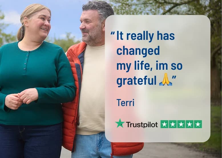 Quote from Terri: It really has changed my life, im so grateful