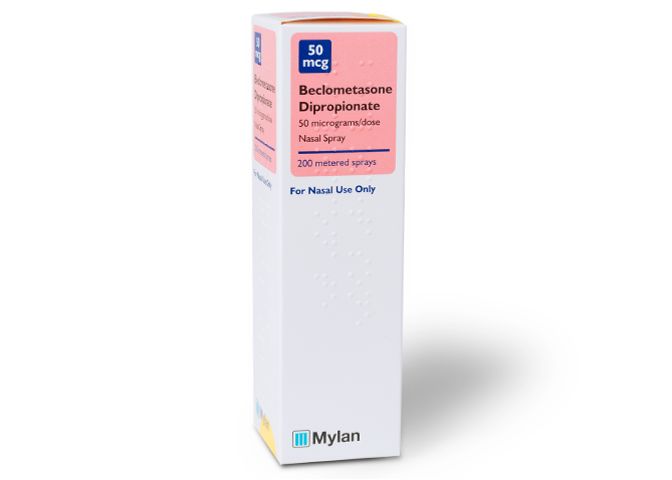 beclometasone nasal spray hay fever medication