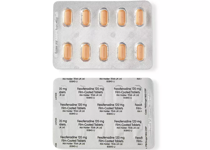 fexofenadine hay fever medication