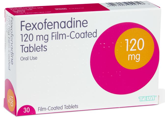 fexofenadine hay fever medication