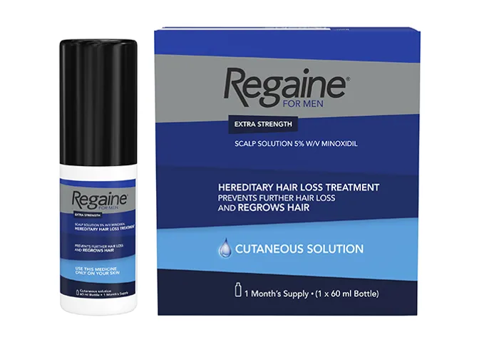 regaine solution (minoxidil 5%) hair loss medication